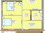 Продам Коттедж 85 м2 В Шамонино на участке ИЖС 6 соток / Уфа