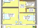 2х этажный коттедж 170 м2 в Шамонино / Уфа